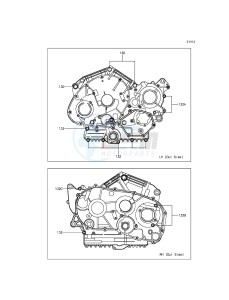 VULCAN 900 CLASSIC VN900BGF GB XX (EU ME A(FRICA) drawing Crankcase Bolt Pattern