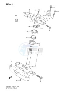 GZ250 (P3) drawing STEERING STEM