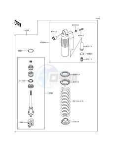 KX 100 B [KX100] (B5-B7) [KX100] drawing SHOCK ABSORBER-- S- -