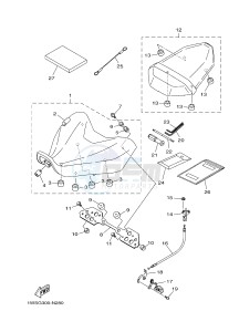 MT07A MT-07 ABS 700 (BU21) drawing SEAT