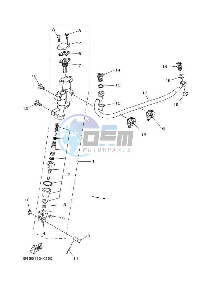 REAR MASTER CYLINDER