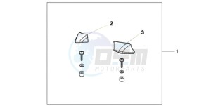 CBF10009 F / CMF drawing PILLION ARM REST SET