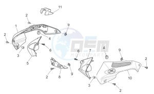 Griso S.E. 1200 8V USA-CND drawing Front body - Duct