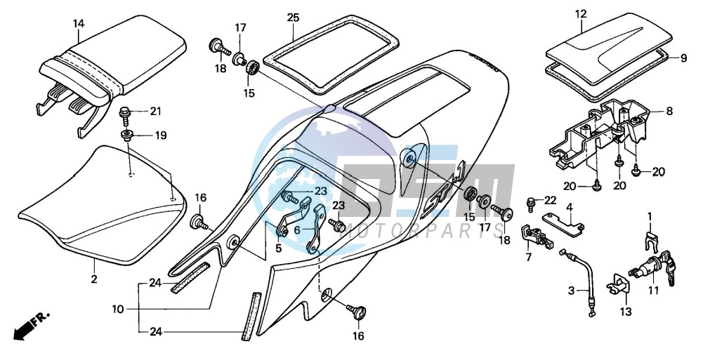 SEAT/SEAT COWL