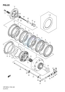 VZR1800 (E2) INTRUDER drawing CLUTCH