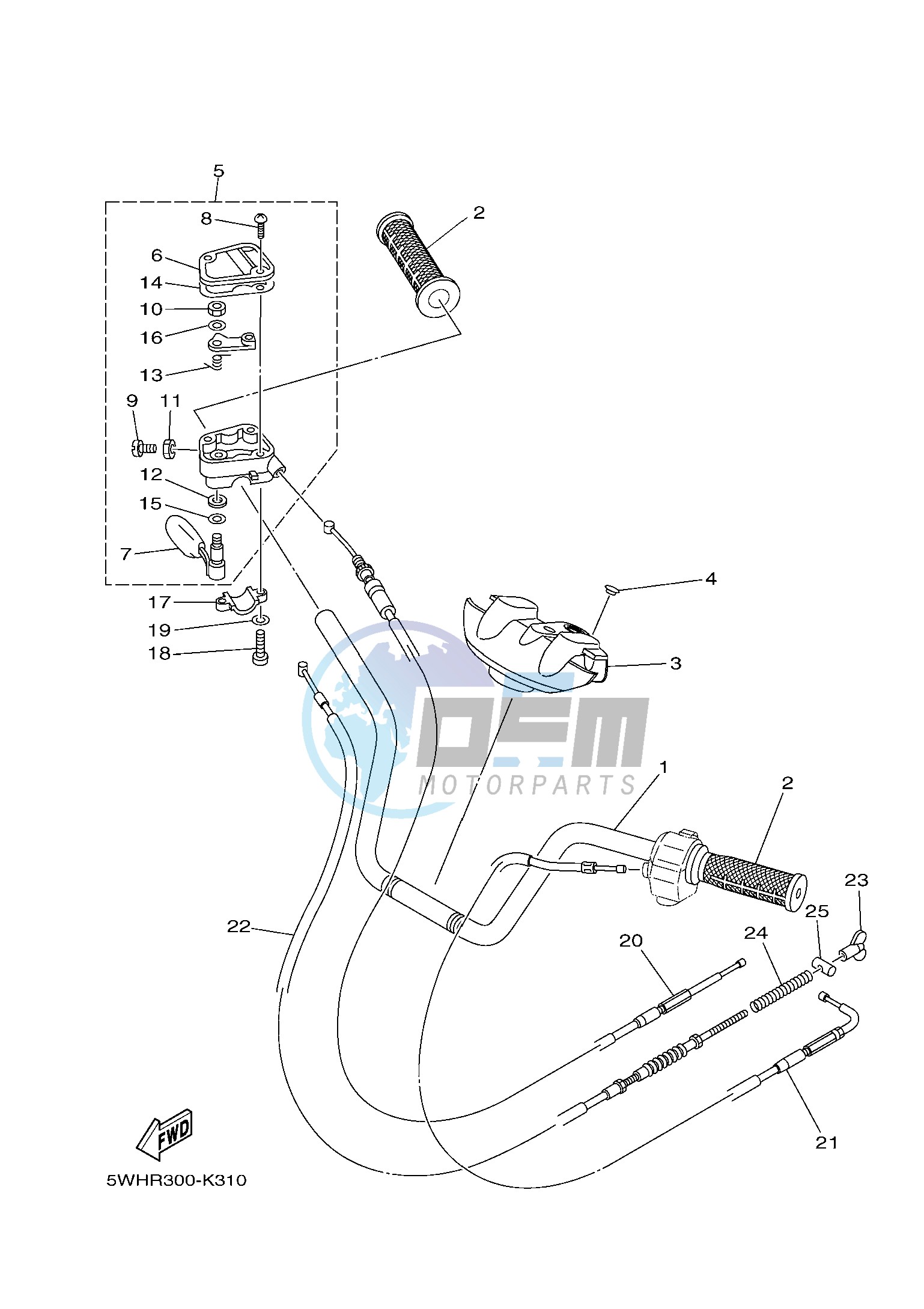 STEERING HANDLE & CABLE