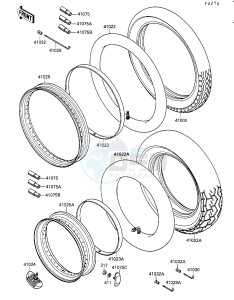 VN 1500 B [VULCAN 88 SE] (B1-B3) [VULCAN 88 SE] drawing TIRES