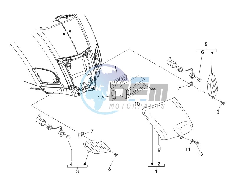 Tail light - Turn signal lamps