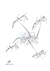 YXE700ES YXE70WPSH WOLVERINE R-SPEC EPS SE (BN56) drawing FENDER