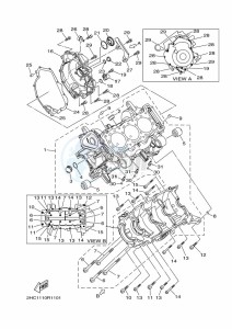 YXZ1000ET YXZ1000R SS (BAS7) drawing CRANKCASE