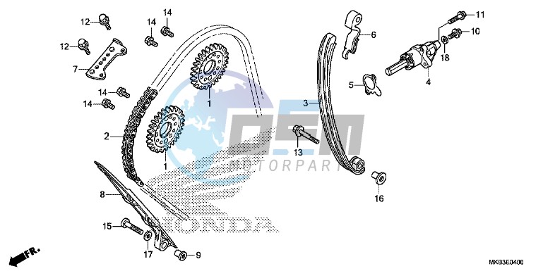 CAM CHAIN/ TENSIONER