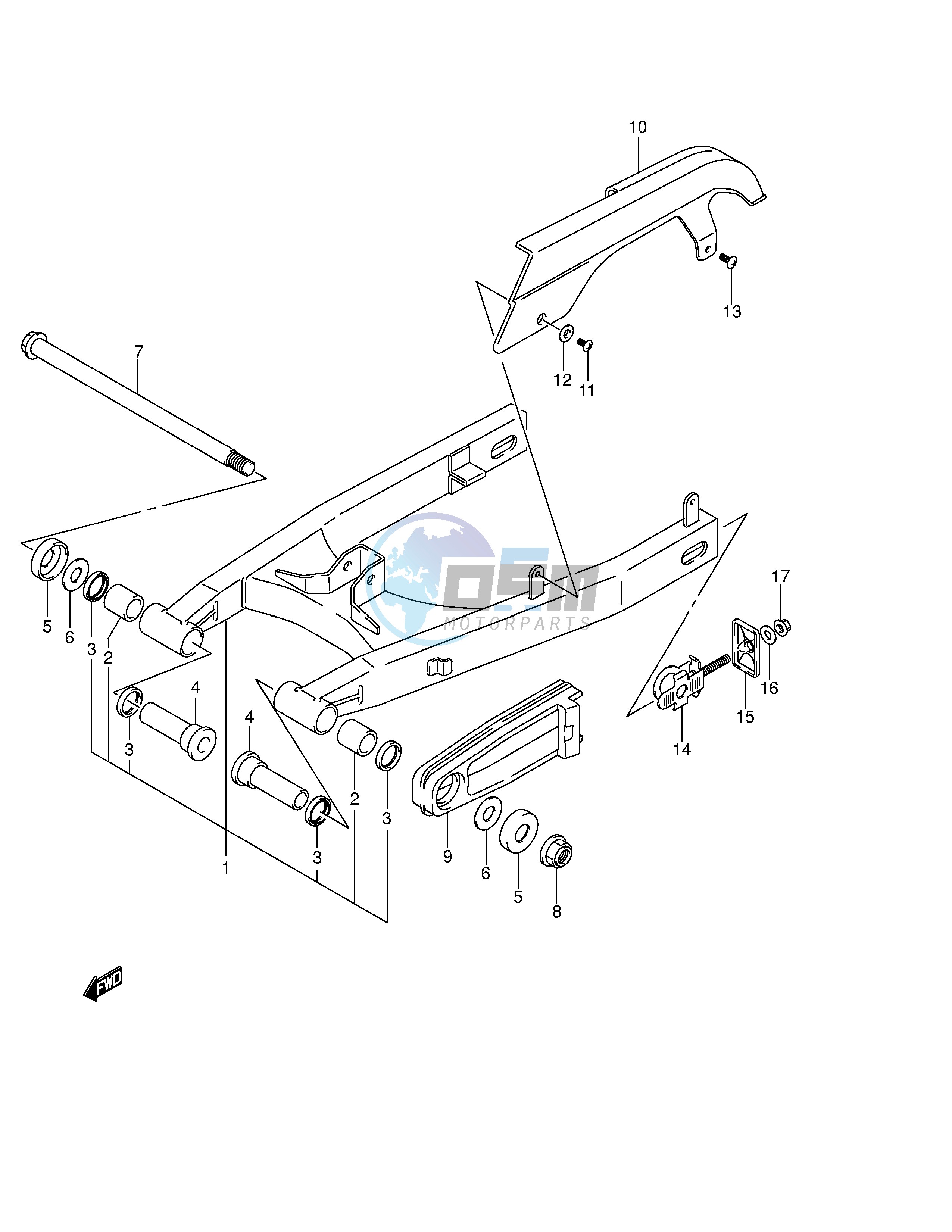 REAR SWINGING ARM