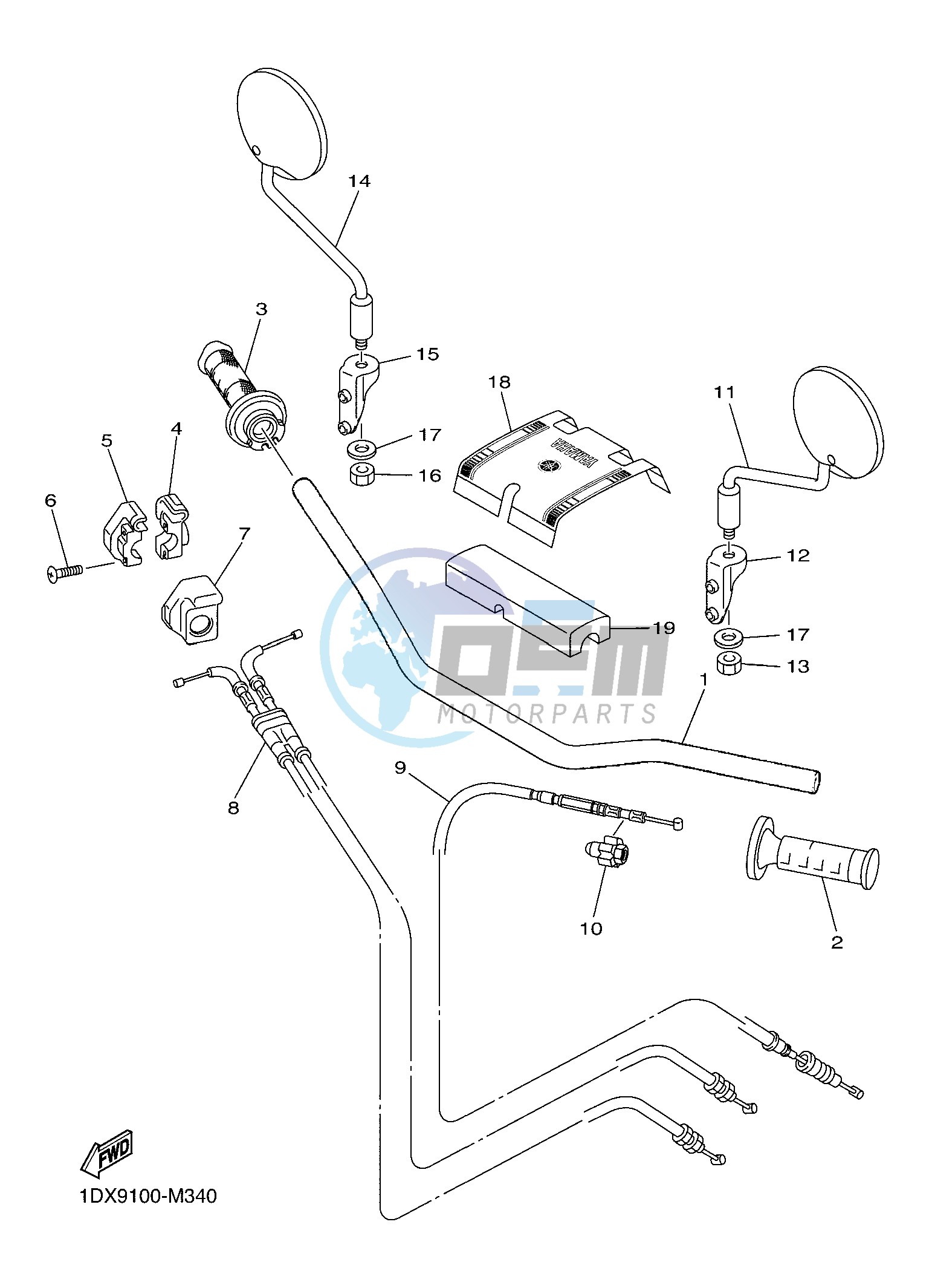 STEERING HANDLE & CABLE