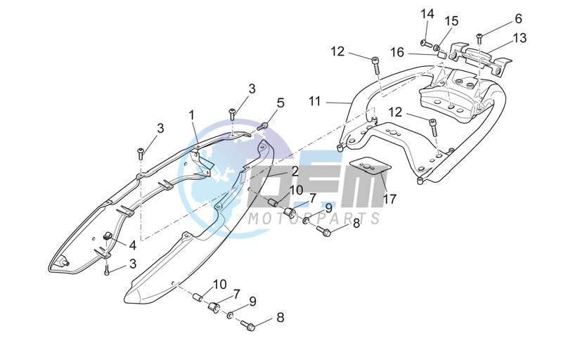 Rear body - Rear fairing