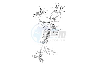 XP T-MAX 500 drawing STEERING STEM MY03