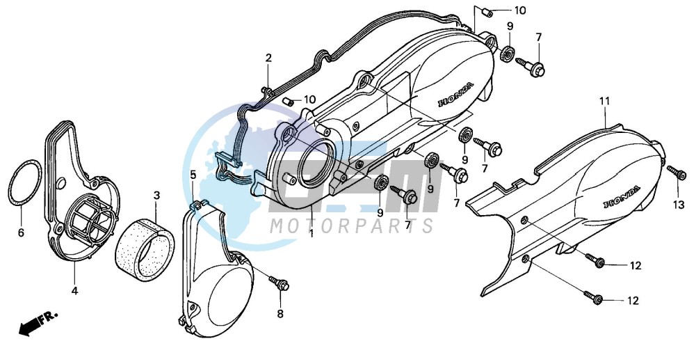 LEFT CRANKCASE COVER