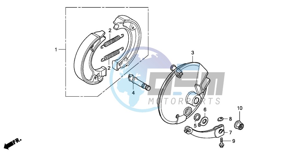 FRONT BRAKE PANEL