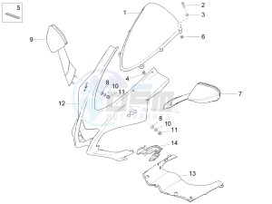 RSV4 1000 RR Racer Pack 2015 drawing Front Body I