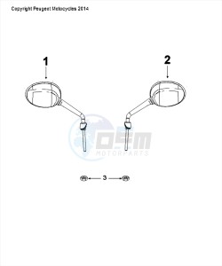 DJANGO 50 4T EVASION drawing MIRRORS