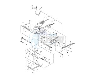 YZF R1 1000 drawing REAR ARM