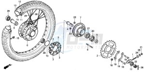 C50Z2 drawing REAR WHEEL