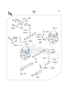 EN 500 C [VULCAN 500 LTD] (C6F-C9F) C7F drawing CARBURETOR