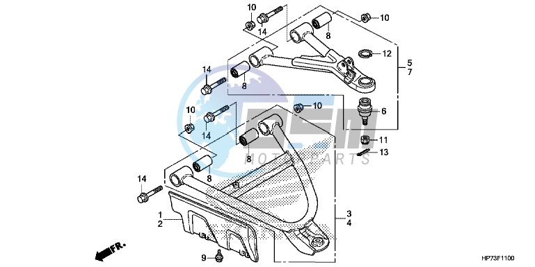 FRONT ARM