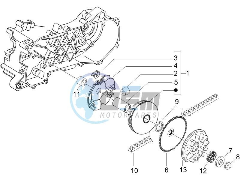 Driving pulley