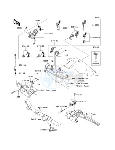 VN 1700 B [VULCAN 1700 VOYAGER ABS] (9FA) B9FA drawing IGNITION SWITCH_LOCKS_REFLECTORS