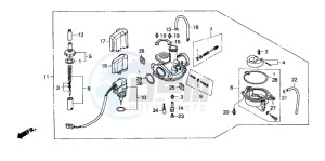 SH50 SCOOPY drawing CARBURETOR