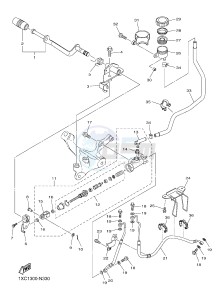 XVS950CUD-A XV950 ABS XV950 R-SPEC (BS54) drawing REAR MASTER CYLINDER