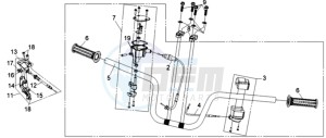 QUADRAIDER 600 drawing HANDLEBAR