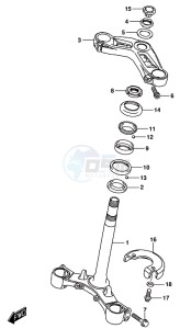 GSX-R125 drawing STEERING STEM