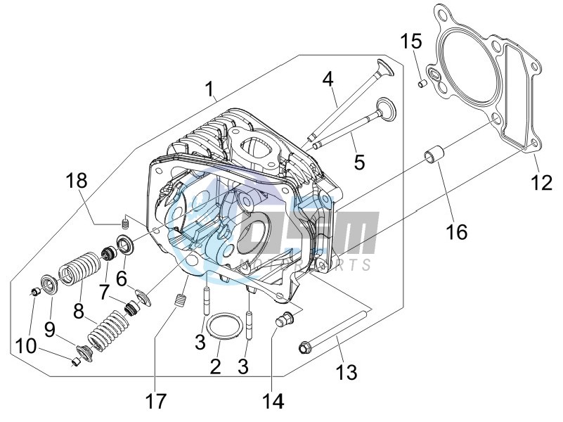 Cilinder head unit - Valve