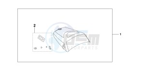 CBF1000A drawing SEAT COWL*NHA48M*