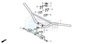 CRF150RB CRF150RB drawing HANDLE PIPE/TOP BRIDGE