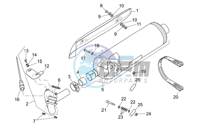 Exhaust unit EURO 3