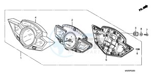 VFR1200FB drawing METER