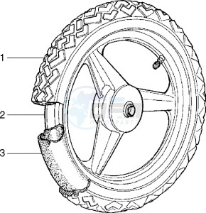 FREE FL 50 drawing Front wheel