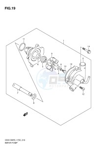 GSX1300R (E50) Hayabusa drawing WATER PUMP