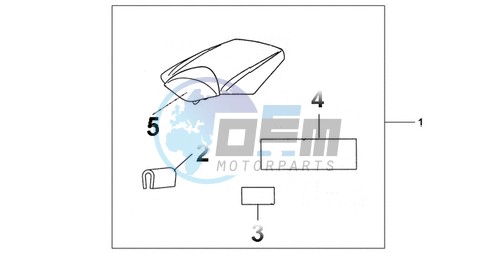 REAR SEAT COWL REPSOL