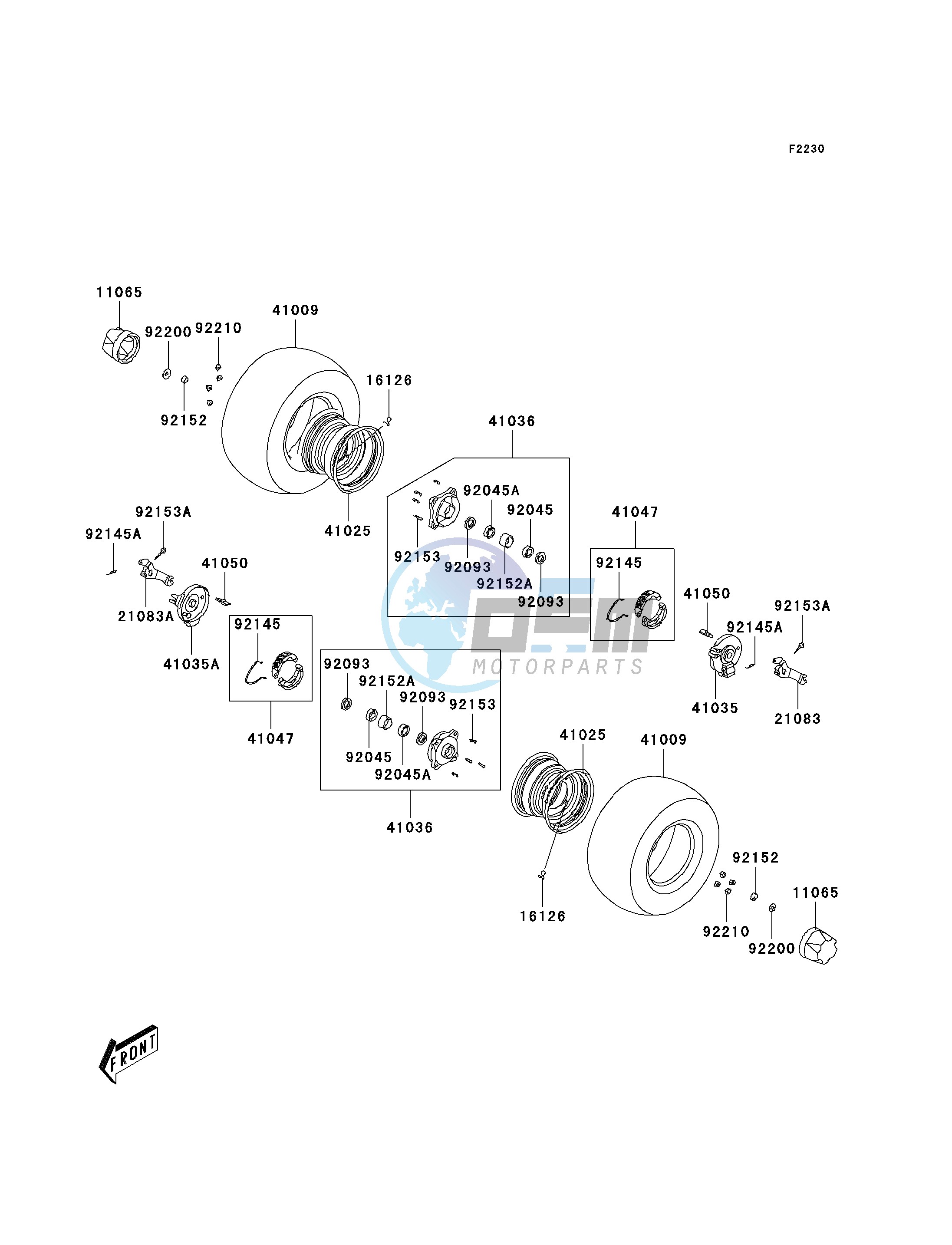 FRONT HUB