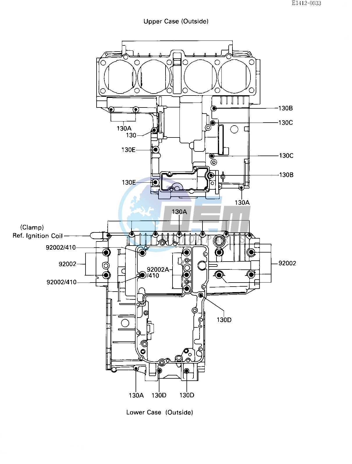 CRANKCASE BOLT PATTERN