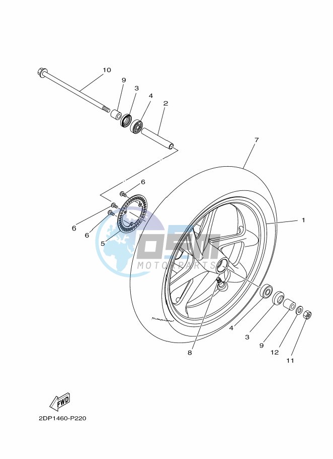 FRONT BRAKE CALIPER