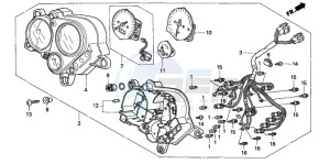 CB600F2 HORNET drawing METER (2)