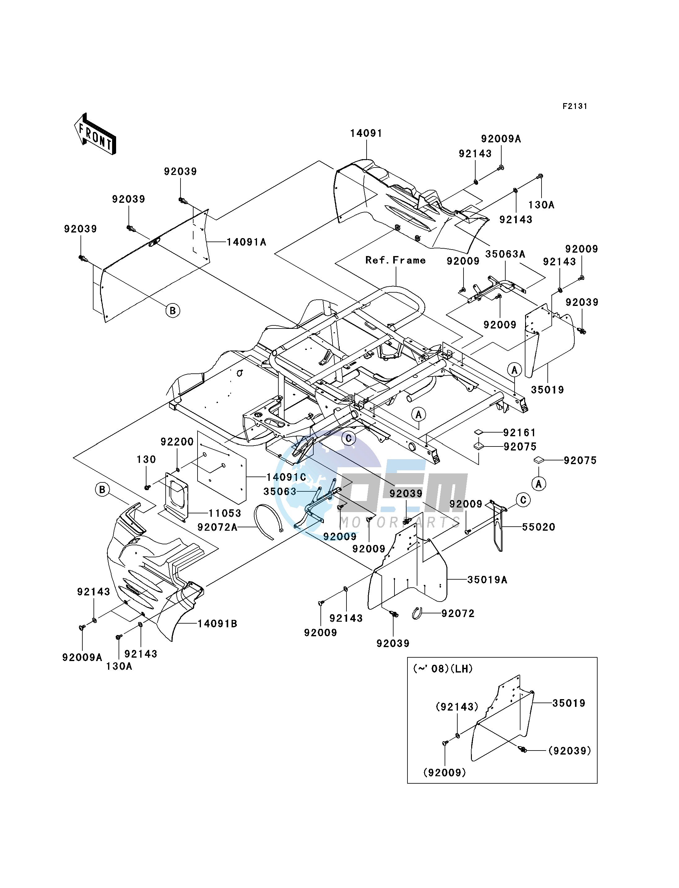 FRAME FITTINGS-- REAR- -