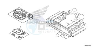 GL1800BD F6B Bagger - GL1800BD UK - (E) drawing GASKET KIT A