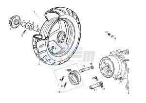 BOULEVARD - 200 drawing REAR WHEEL