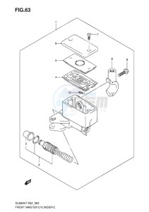 DL650 ABS V-STROM EU-UK drawing FRONT MASTER CYLINDER