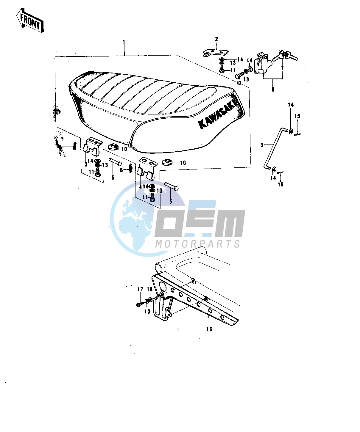 SEAT_CHAIN COVER -- 74-75 F9-B_F9-C 350- -